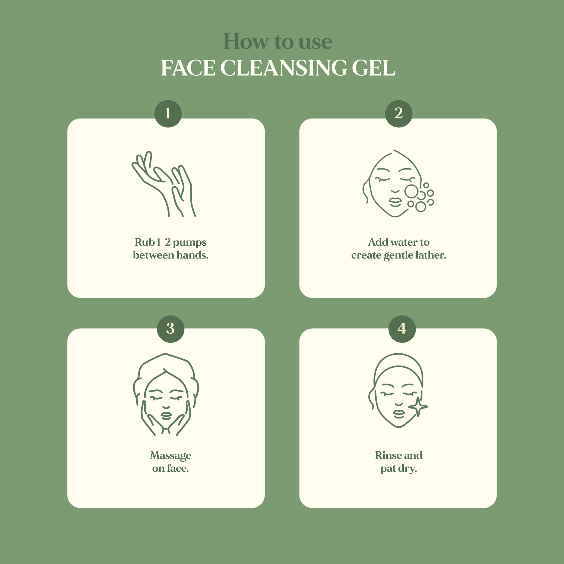 How to use face cleansing gel - august bioscience