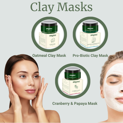 Unveiling Radiance: Dive into August Bioscience's New Clay Mask Range