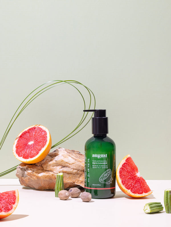 Baobab, Moringa & Grapefruit Oil Face Cleanser for preventing dry skin & improving skin Texture (150ml)