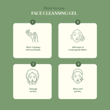  How to use face cleansing gel - august bioscience
